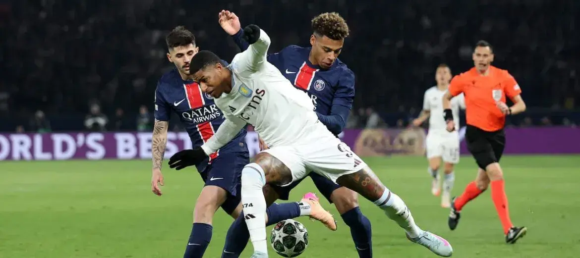 Marcus Rashford comes up short in flat performance as Aston Villa suffer devastating loss to Paris Saint-Germain - Man United News And Transfer News | The Peoples Person