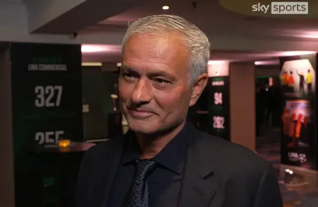 Jose Mourinho reacts to Tottenham beating Man Utd in Europa League final